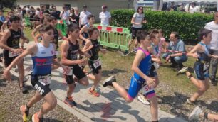 Lissone Triathon partenza giovani TTB e NPV a Rho 2023