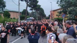 Curva sud Milan ad Arcore per Silvio Berlusconi