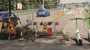 Monza cantiere viale Elvezia