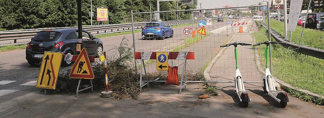 Monza cantiere viale Elvezia