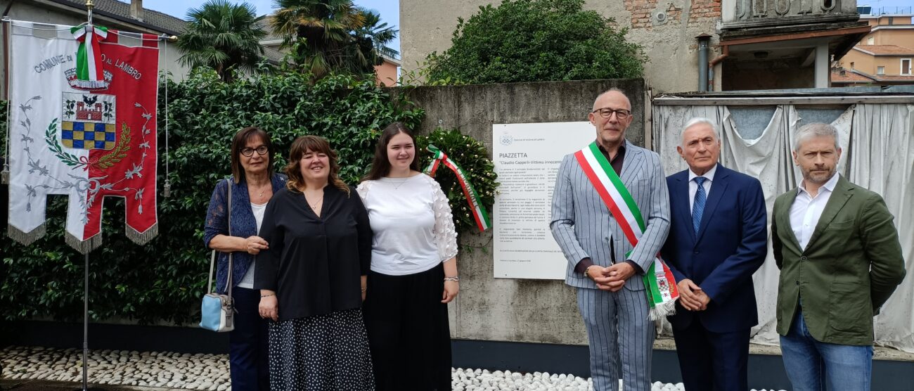 Vedano al Lambro commemorazione Claudio Cappelli