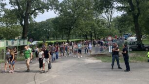 Springsteen a Monza l'arrivo delle navette al Mirabello nel pomeriggio del 25 luglio