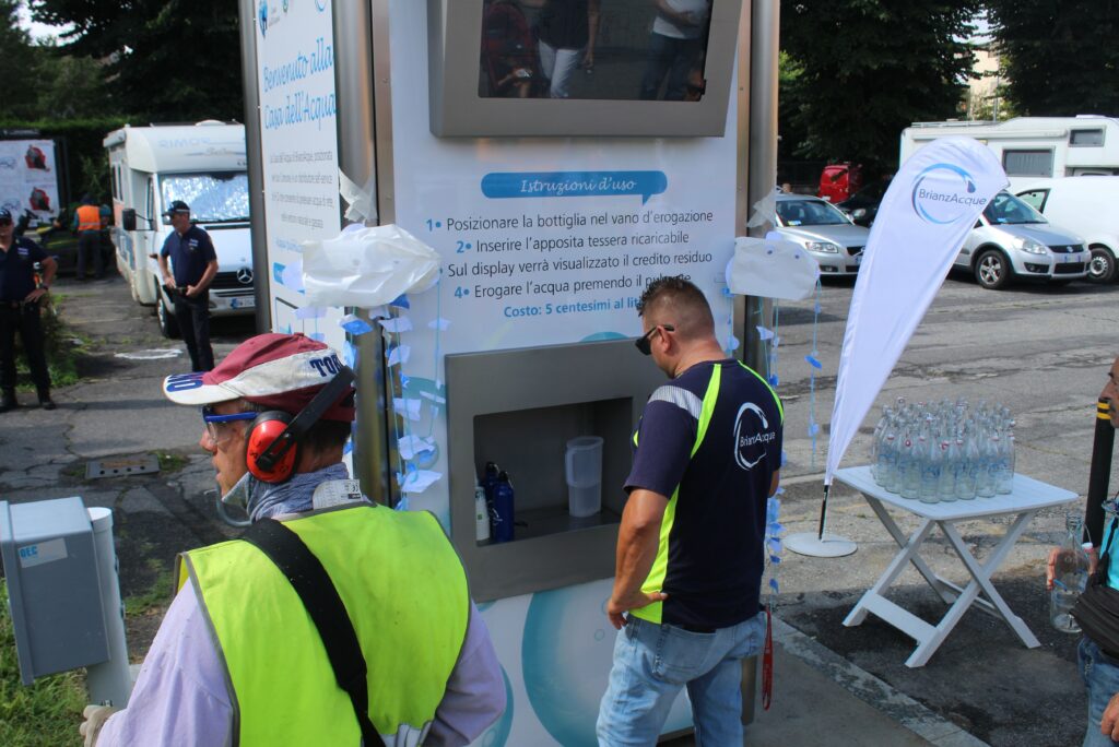 L'installazione è stata garantita da BrianzAcque, su richiesta dell'amministrazione comunale, per fornire i residenti a Santa Valeria ed al Ceredo.