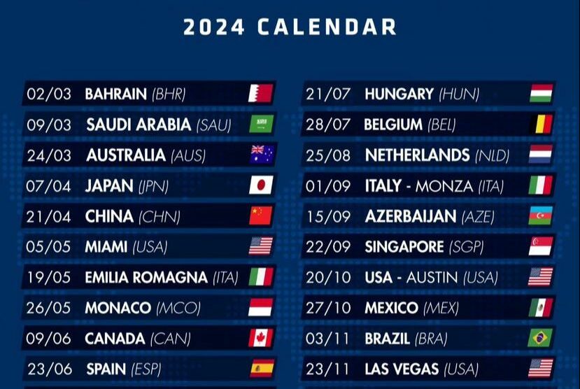 F1 stagione 2023-24