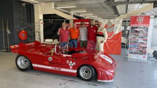 Seregno auto in Olanda da sinistra primo Marco Cajani, quarto Andrea Cajani