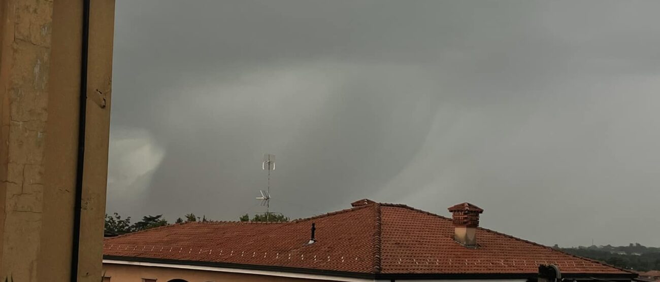 Meteo 24 luglio: il vortice sopra Arcore