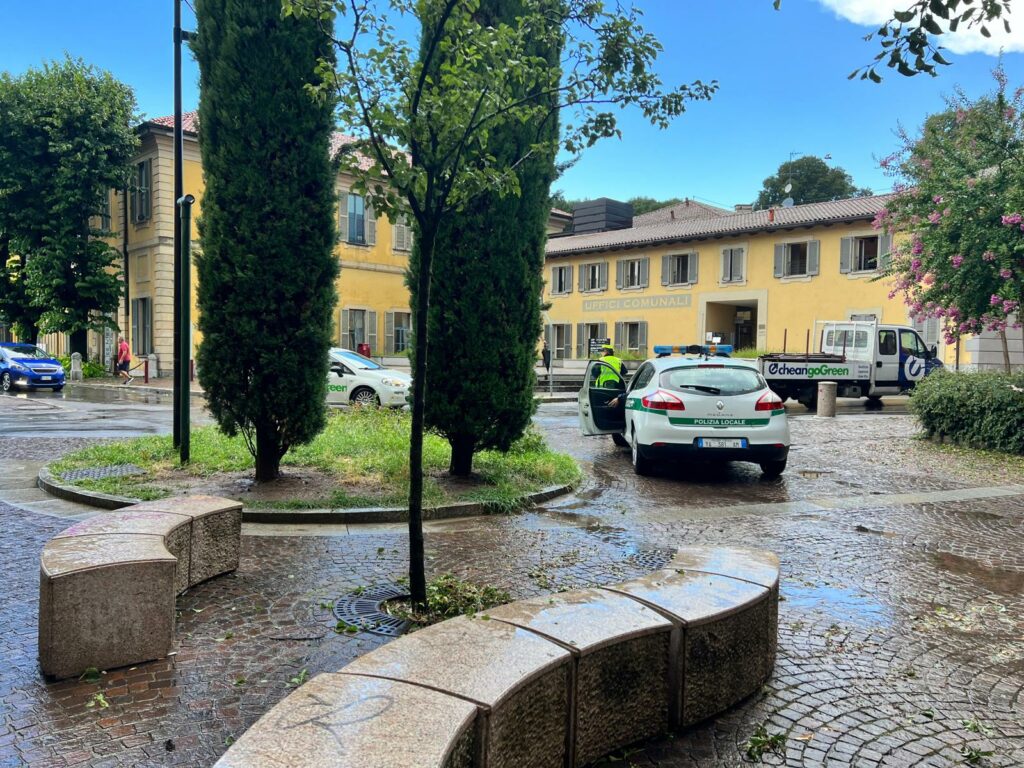 Meteo Arcore via Umberto I allagamento 21 luglio