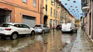 Meteo Arcore via Umberto I allagamento 21 luglio