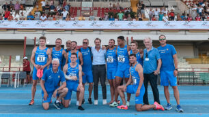 Le staffette in gara ai Campionati Juniores: la 4x100 con Rigali, Tortu, Patta, Desalu ha corso in 38"04 e si qualifica ai Mondiali di Budapest - foto Colombo/Fidal