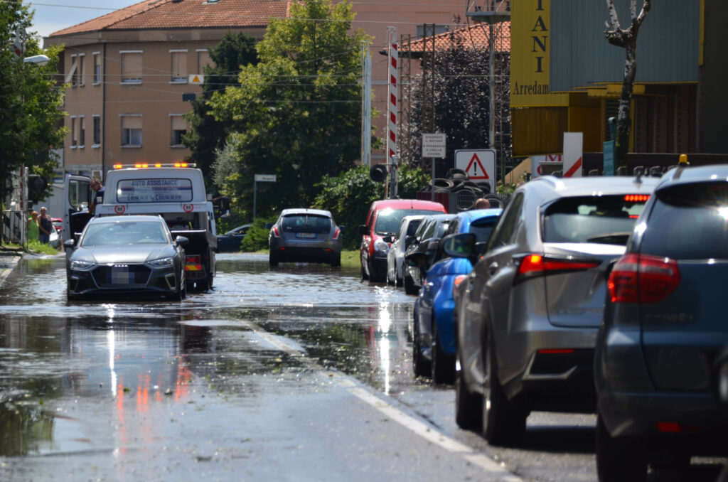 Meteo Seregno via Macallé allagamento 21 luglio