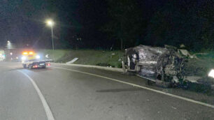 Monza incidente via della Birona