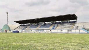 Lo stadio di Carate Brianza