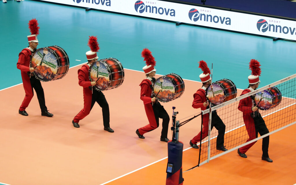 Europei di pallavolo Monza: la Triuggio Marching Band