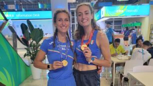 Besana Brianza atletica Muraro e Pellicoro a Chengdu 2023 - foto Fidal