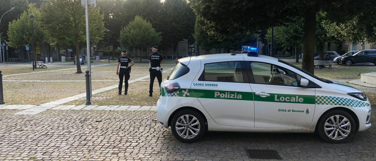 La polizia locale di Seveso