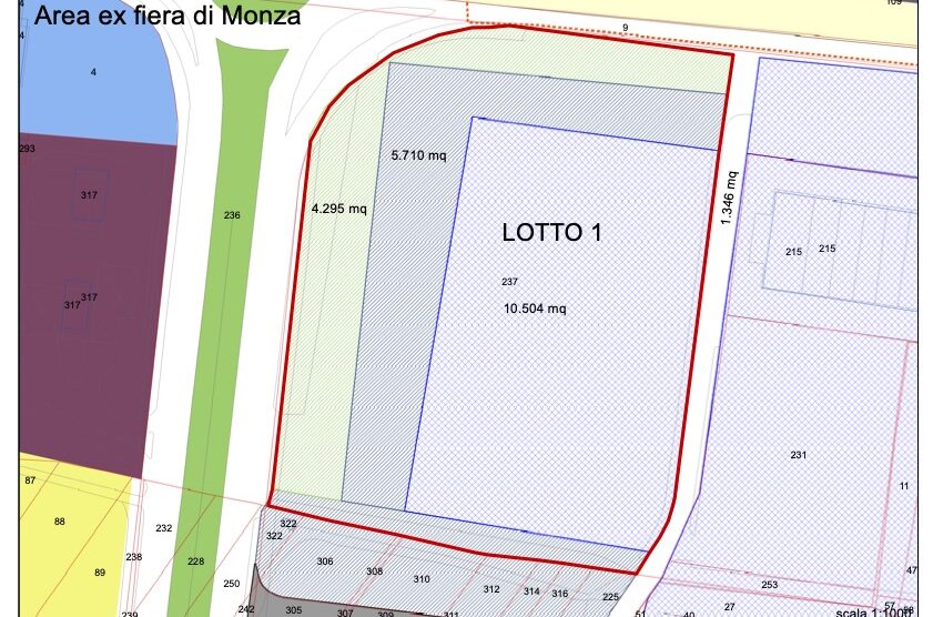 L'area ex Fiera di Monza in viale Stucchi