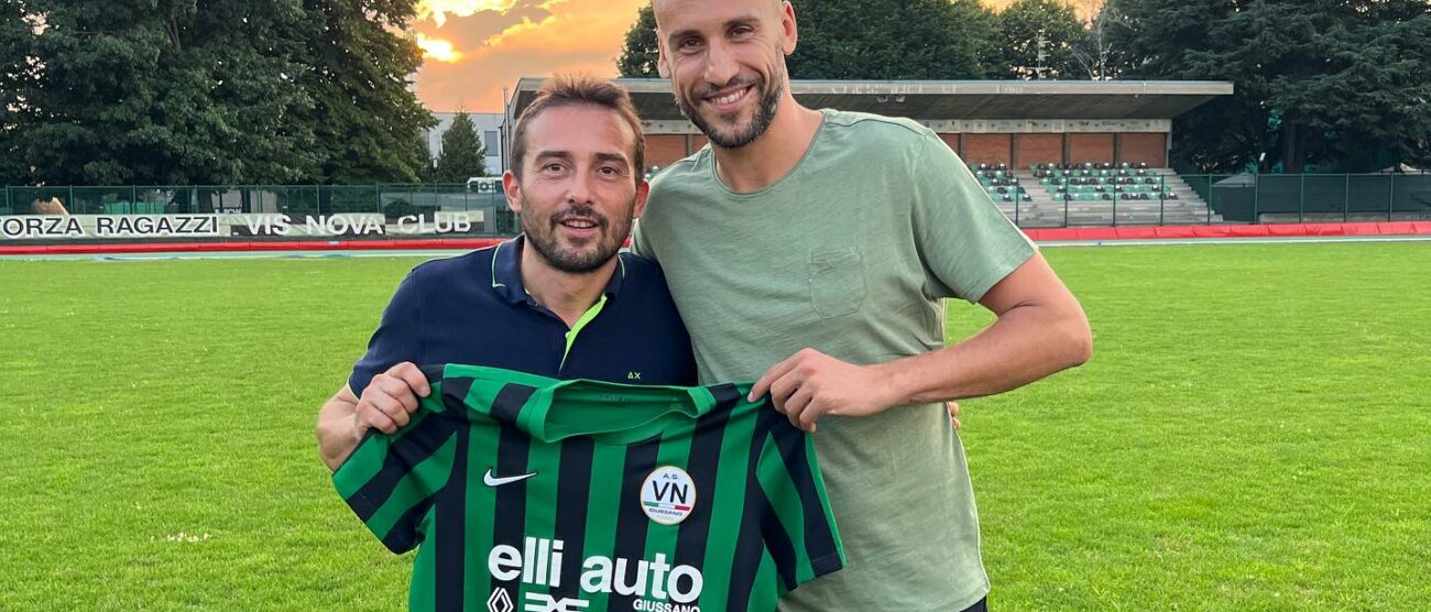 Giussano Calcio Adriano Marzeglia con Sergio Gerosa