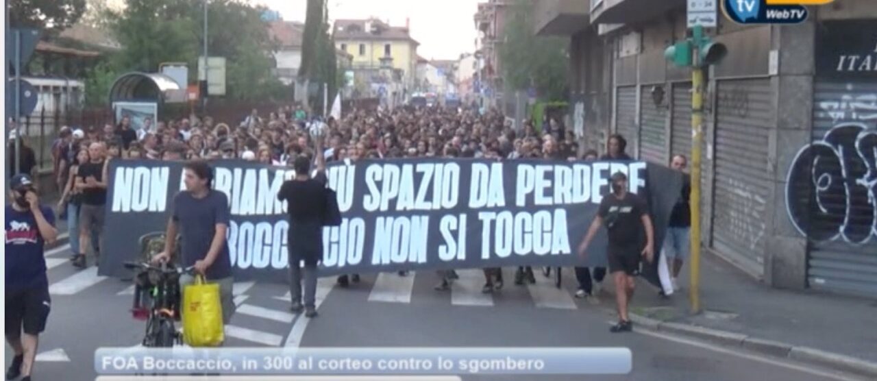 Il Boccaccio in corteo a Monza