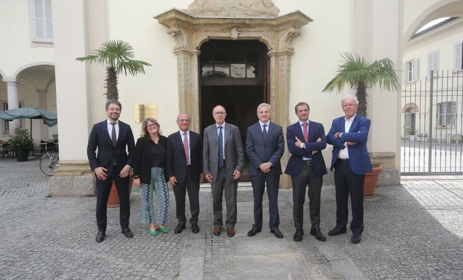 Giovanni Azzone Fondazione Cariplo in visita a Monza