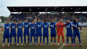Calcio Folgore Caratese squadra 2023-24 a Ponte San Pietro