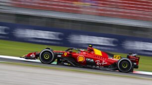 La Ferrari numero 55 di Sainz a Monza - foto Vegetti/ilCittadinoMB