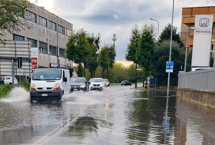 Strade allagate venerdì 22 settembre