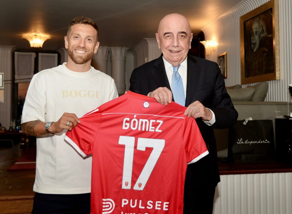 Ac Monza Papu Gomez e Adriano Galliani - foto Buzzi/Ac Monza