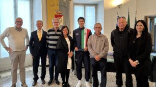 Atletica Mattia De Rocchi premiato in Comune a Muggiò
