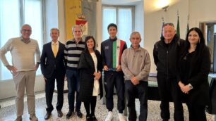 Atletica Mattia De Rocchi premiato in Comune a Muggiò