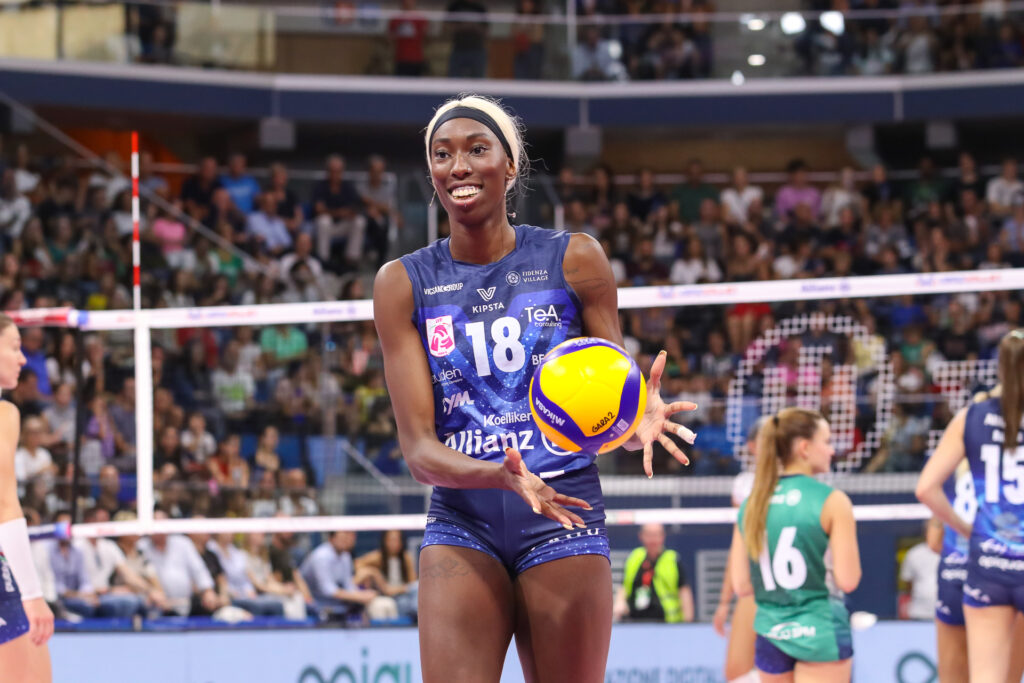 Paola Egonu MVP del match d'esordio dell'Allianz Vero Volley Milano contro UYBA Busto Arsizio - Foto Vero Volley