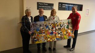 Donazione poster Neuropsichiatria infantile ospedale San Gerardo Monza