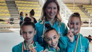 Ginnastica Casati ritmica prima gara 2023 Morandi Frigerio