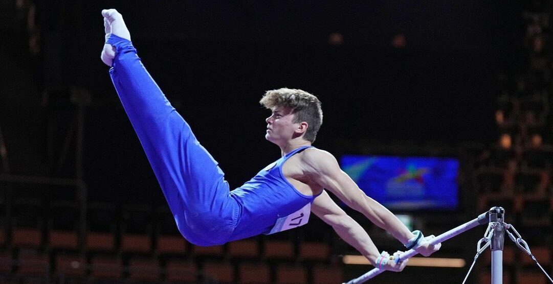 Ginnastica Pro Carate Vazzola Diego sulla sbarra