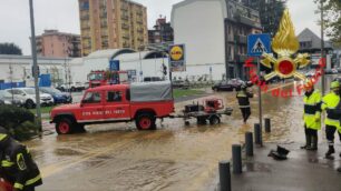 Maltempo Vigili del fuoco Meda