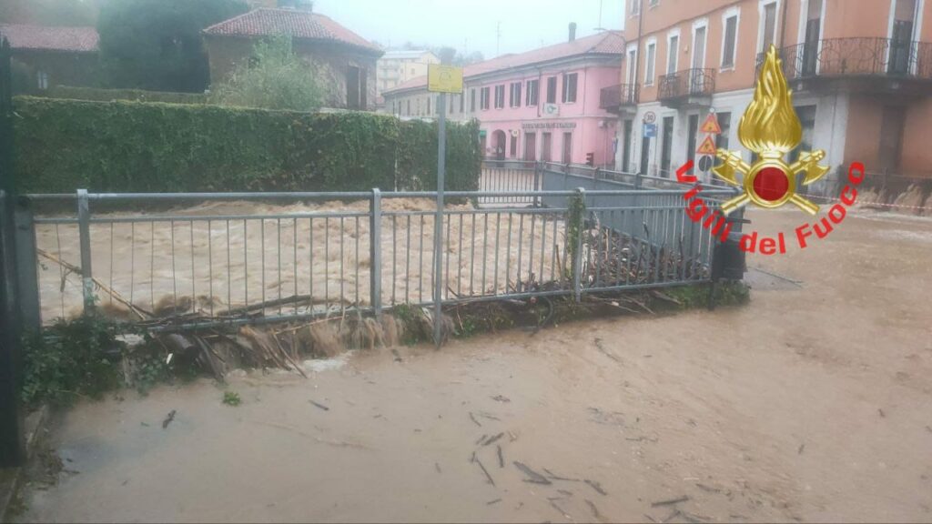 Maltempo vigili del fuoco Meda