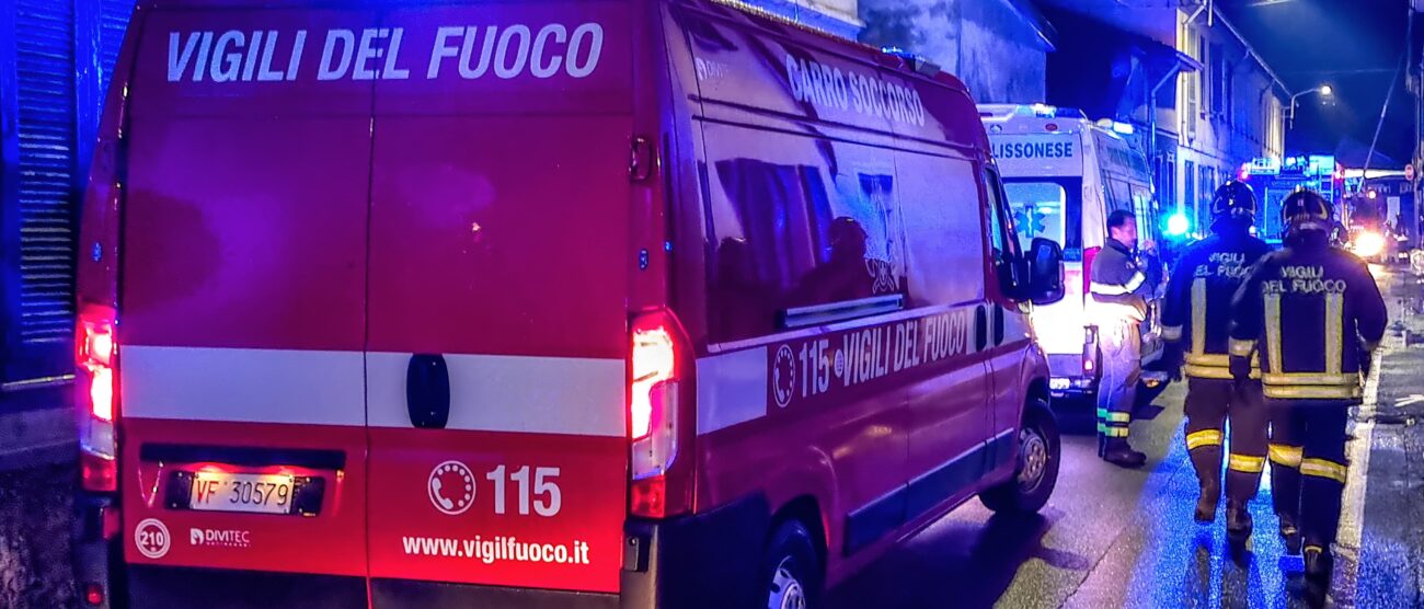 Sovico incendio tetto