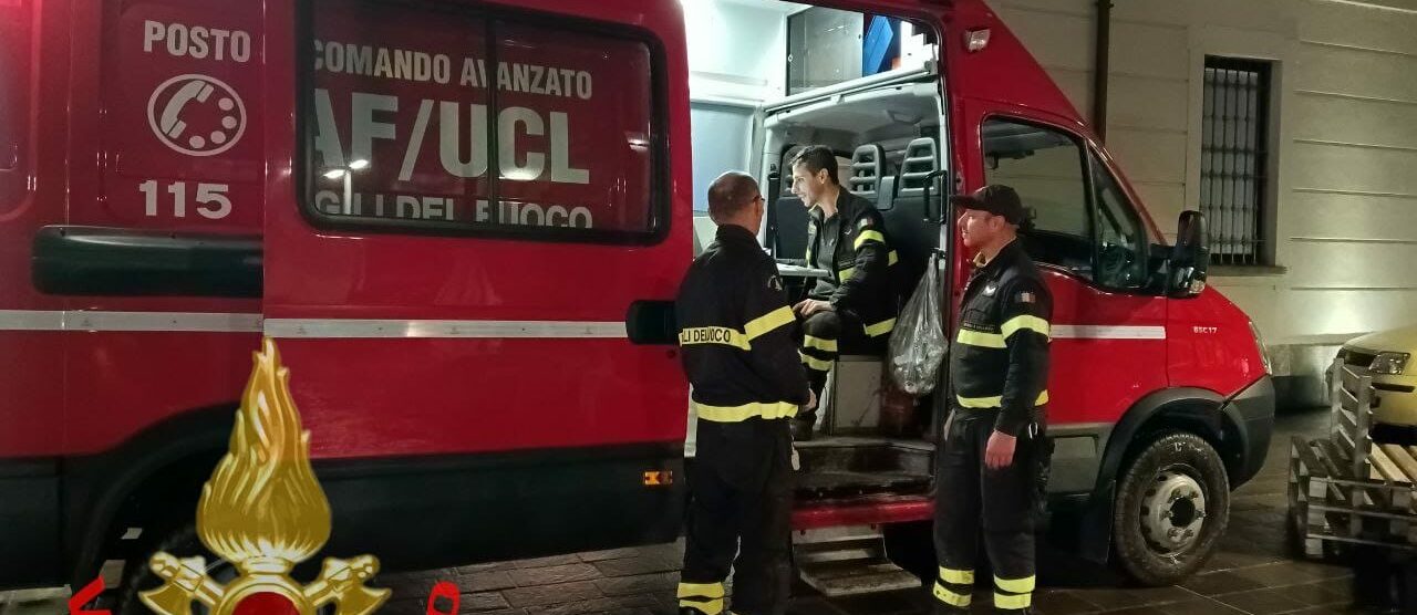 Vigili del fuoco maltempo Meda