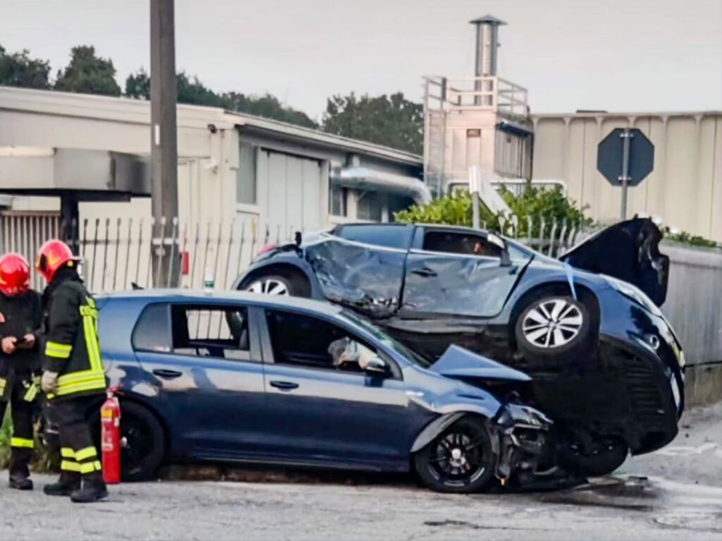 L'incidente ai confini di Lentate sul Seveso