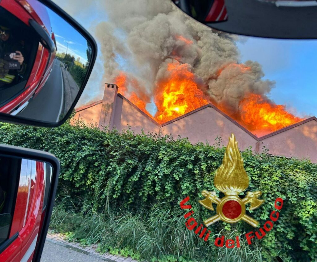 L'incendio di Bovisio Masciago