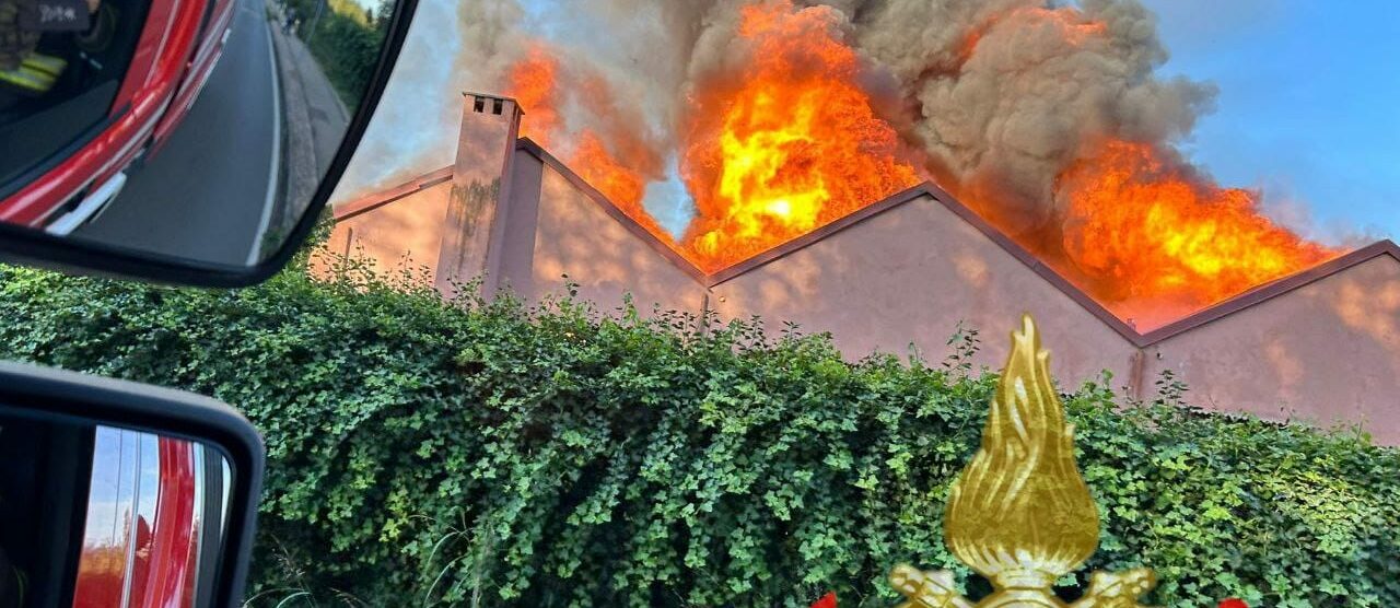 L'incendio di Bovisio Masciago