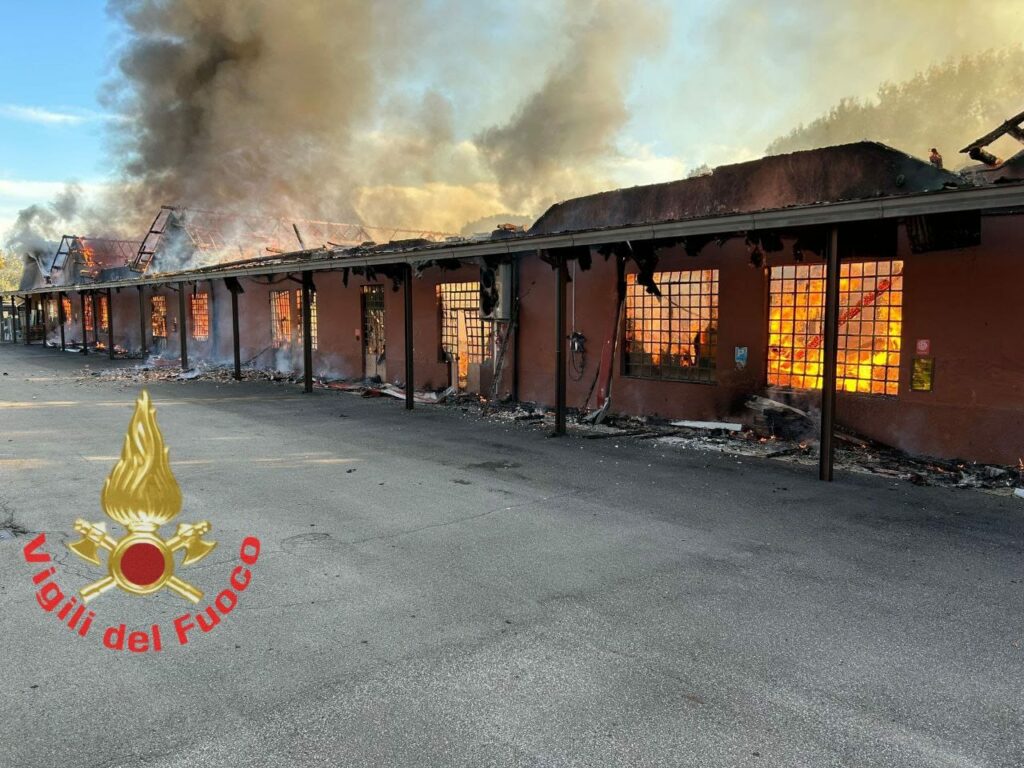 L'incendio di Bovisio Masciago