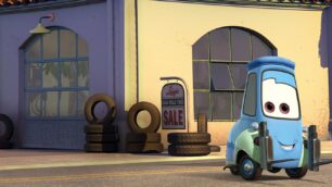 Guido il muletto del fim Cars - foto Disney Pixar