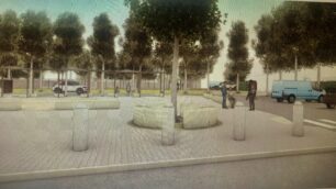 Sovico rendering piazza Canzi