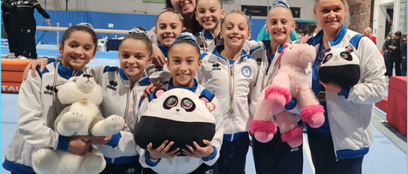 Ginnastica Sampietrina gruppo a Mortara 2023