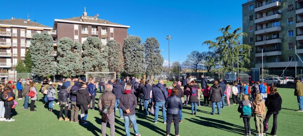 Monza oratorio via Tosi inaugurazione nuovo campo