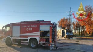 Vigili del fuoco a Varedo