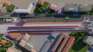 Potenziamento ferrovia Seveso: Vista dall'alto