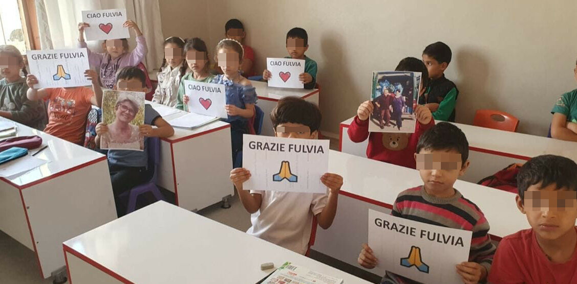 Monza ricordo Fulvia Tiziani bambini Siria associazione Mani di Pace