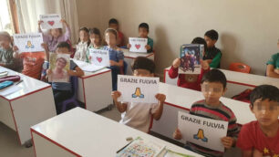 Monza ricordo Fulvia Tiziani bambini Siria associazione Mani di Pace