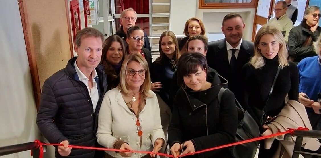 L'inaugurazione della mostra a Lissone